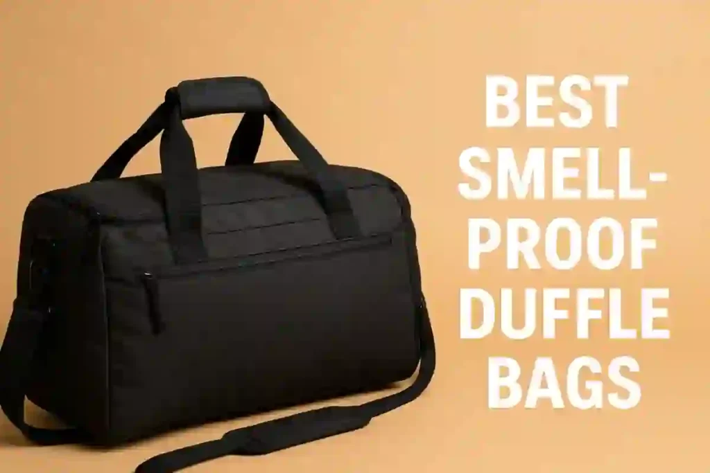 11 Best Smell Proof Duffel Bags 2025 | Odor-Free Travel & Gym Bags 17 llustration showing activated carbon lining and ozone odor-control system used in smell-proof duffel bags.