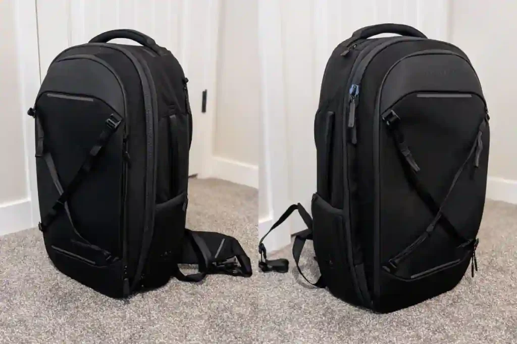 11 Best Business Laptop Backpacks for 2025 (Tried & Tested Picks) 18 Nomatic Navigator backpack expanding for travel and compressing for daily commuting.