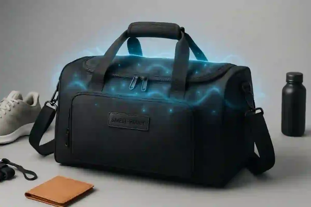 11 Best Smell Proof Duffel Bags 2025 | Odor-Free Travel & Gym Bags 5 Comparison of smell-proof duffel bags with features like carbon filter lining, airtight zippers, and durable water-resistant fabric.
