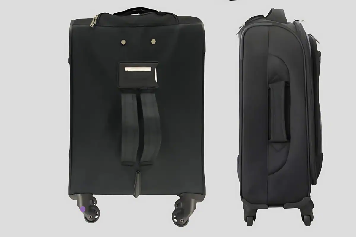 Samsonite Airea lightweight cabin and check-in suitcase with durable nylon shell and ergonomic telescopic handle