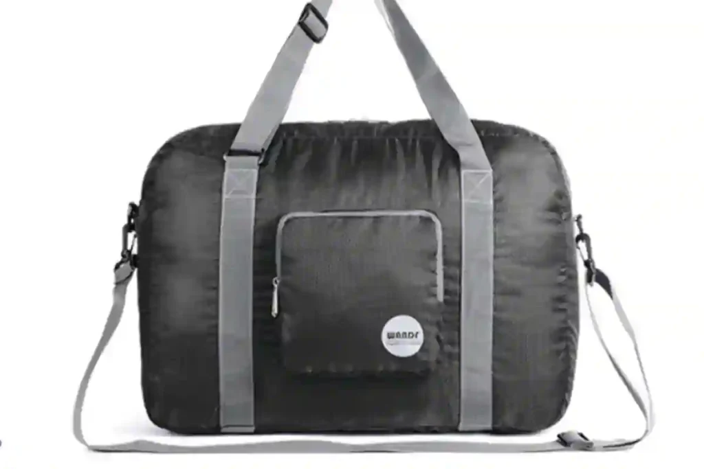 WANDF lightweight foldable duffel under airplane seat for budget airlines