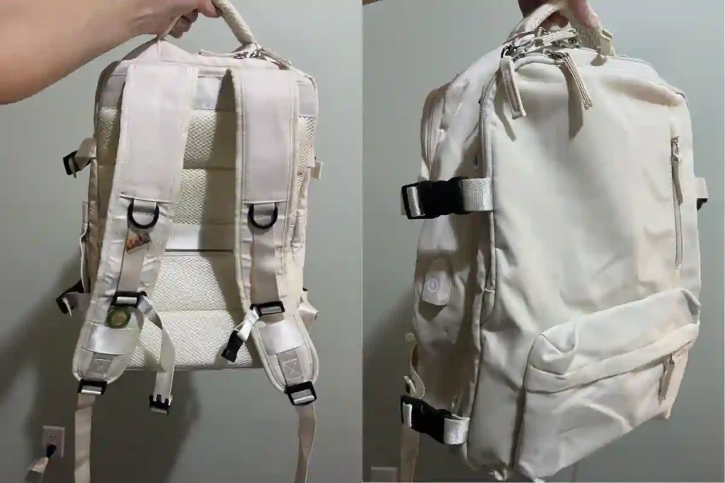 WONHOX compression travel backpack designed to fit airline personal item size