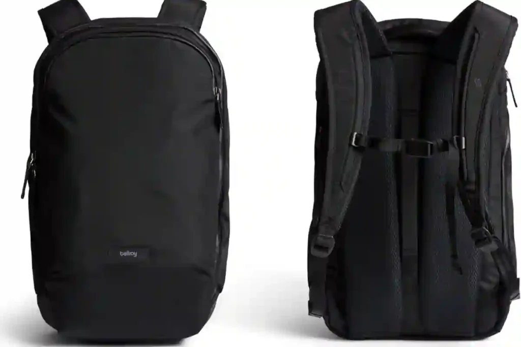 Top 9 Expert-Approved Travel Backpacks for Women (2026): Comfort, Versatility & Fit 6 Bellroy Workpack Pro women’s laptop backpack in stone color, featuring sleek design, padded laptop sleeve, and minimalist profile.