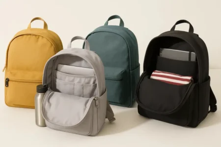 The Top 7 Best Backpacks Under $50 in 2026: Cheap, Durable & Tested for Travel Affordable backpacks under $50 arranged on a table, showcasing budget-friendly options tested for travel and everyday carry.