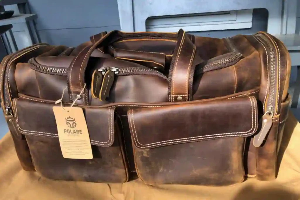 Best Leather Duffel Bags of 2026: Expert Picks for Travel, Work & Weekend Trips 4 Polare full-grain cowhide leather duffle bag with YKK zippers, ideal carry-on size for international flights.