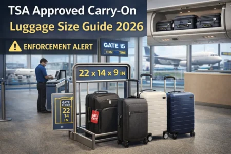 carry on luggage size 22x14x9 inches airline compliant suitcases at airport gate