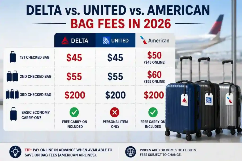 Delta Checked Baggage Policy 2026: New Fees, Rules & How to Avoid Paying More 2 Delta Checked Baggage Policy 2026: New Fees, Rules & How to Avoid Paying More